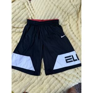 Men’s Black Nike Elite Basketball Shorts Size XL